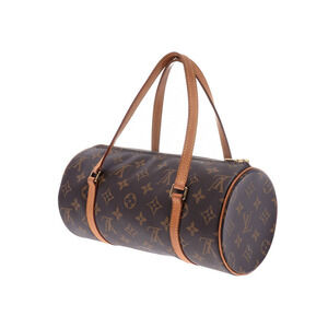 Louis Vuitton Papillon Monogram Leather Brown Handbag